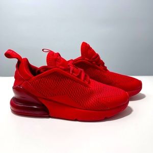 RED NIKE AIR MAX 270 Kids Size 2Y
